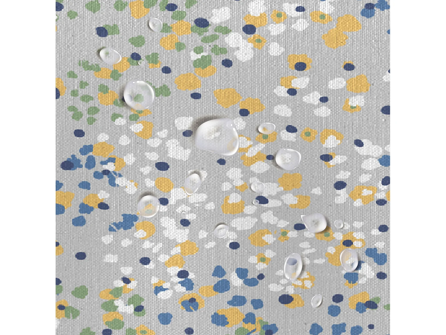 Nappe en résine antitache bleue 135x300 cm JAVA