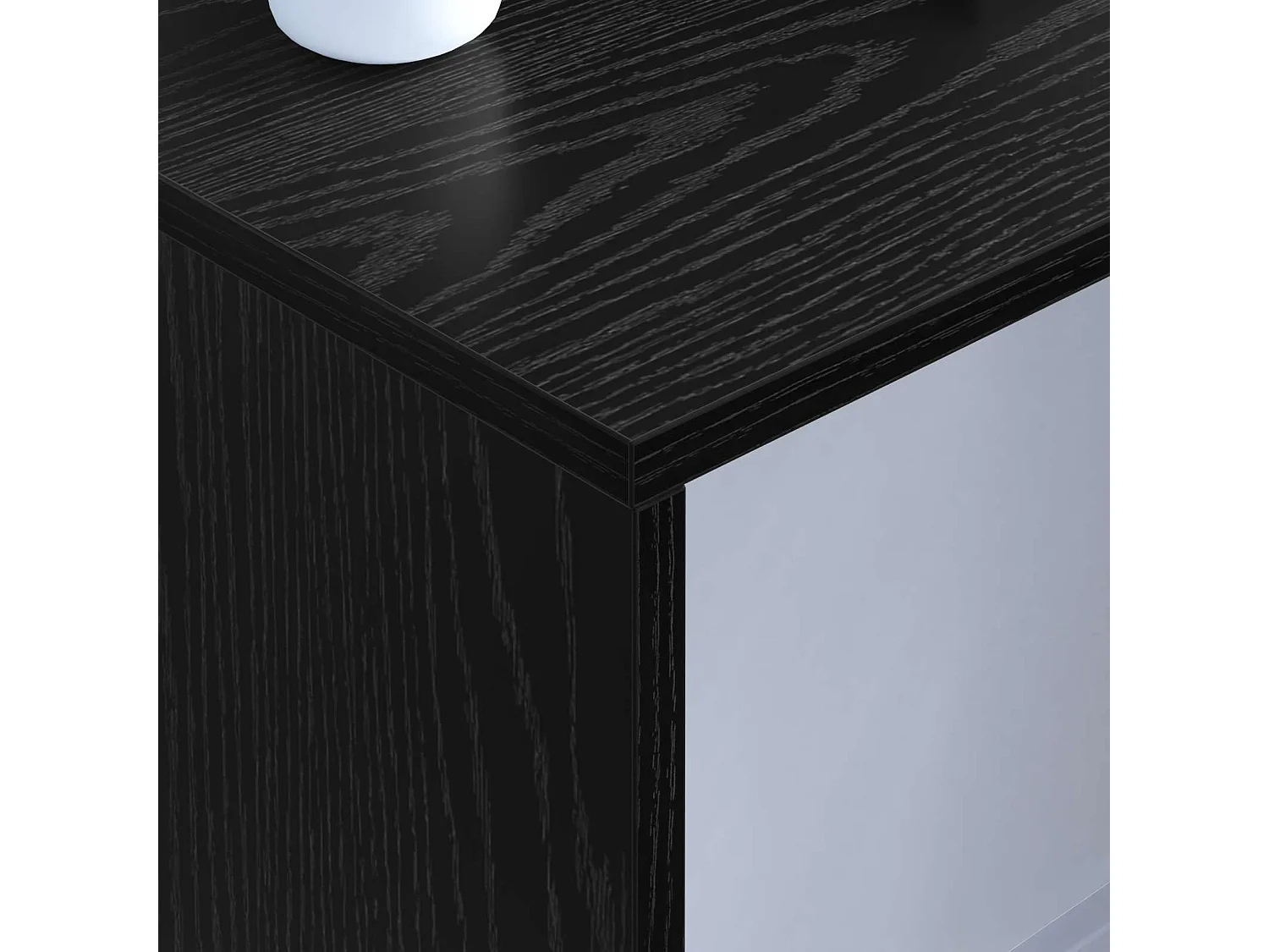 Bureau mural Chêne noir 100 x 45 x 30 cm Bois d'ingénierie