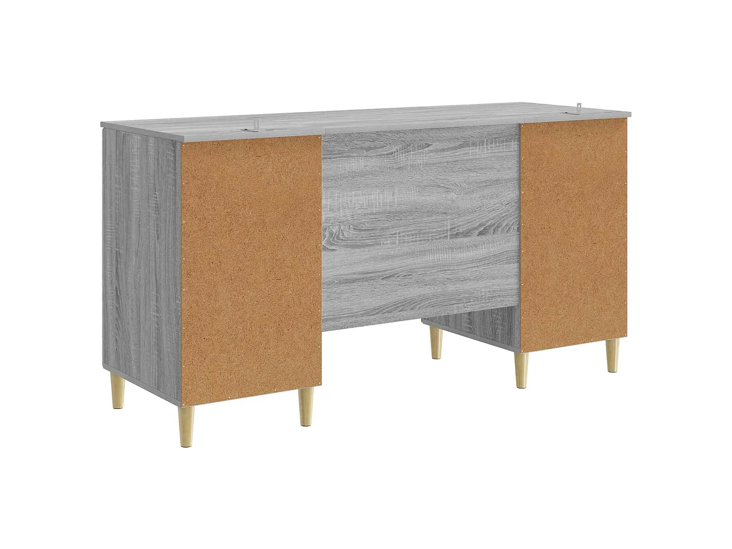 Bureau Sonoma gris Bois d'ingénierie 142,5 x 50 x 75 cm