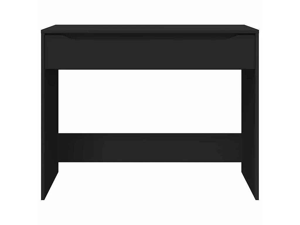 Bureau avec tiroir Noir 100 x 50 x 78 cm Bois d'ingénierie
