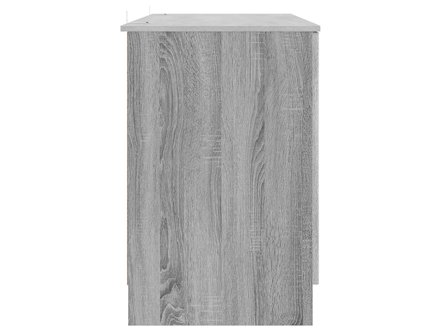 Escritorio Gris Sonoma 142,5 x 50 x 75 cm Madera de Ingeniería