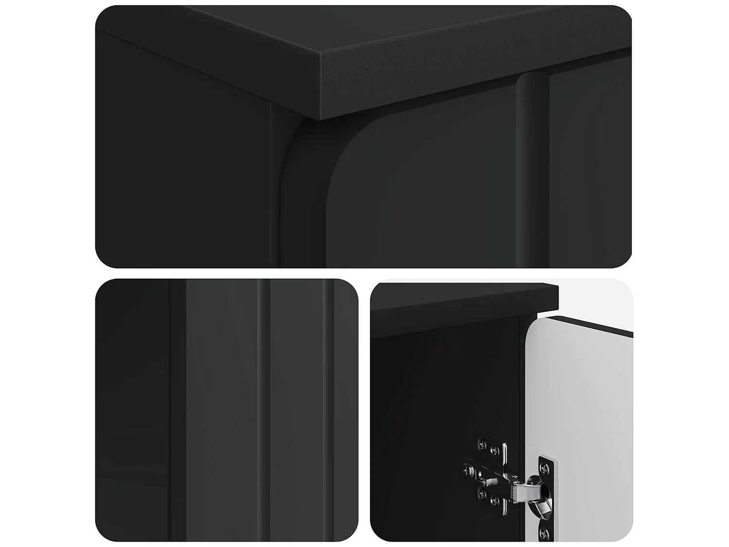 Bureau avec étagère Noir 142,5 x 50 x 75 cm Bois d'ingénierie