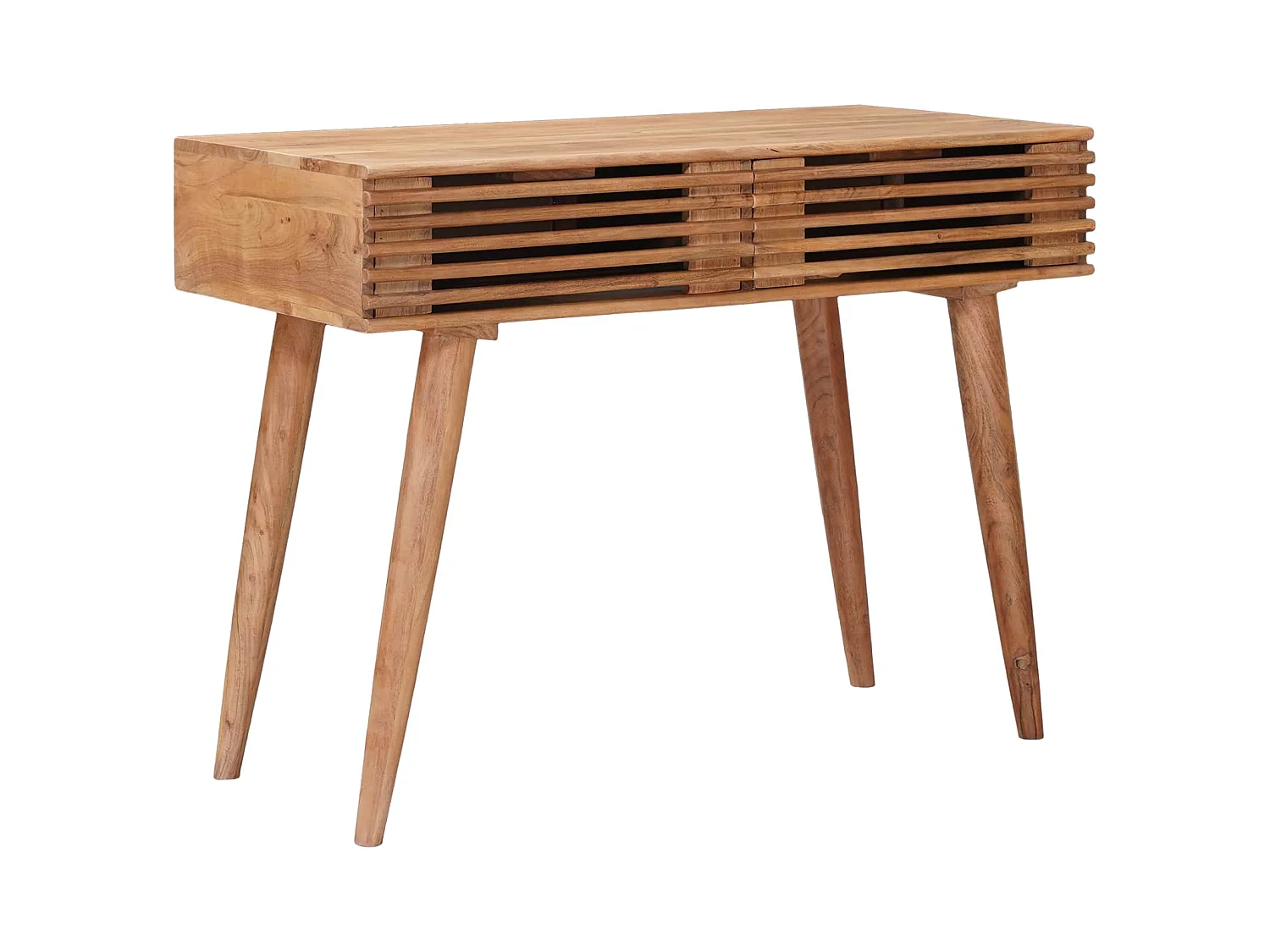 Escritorio Hecho a Mano Madera Teak Marrón 100 x 48 x 76 cm