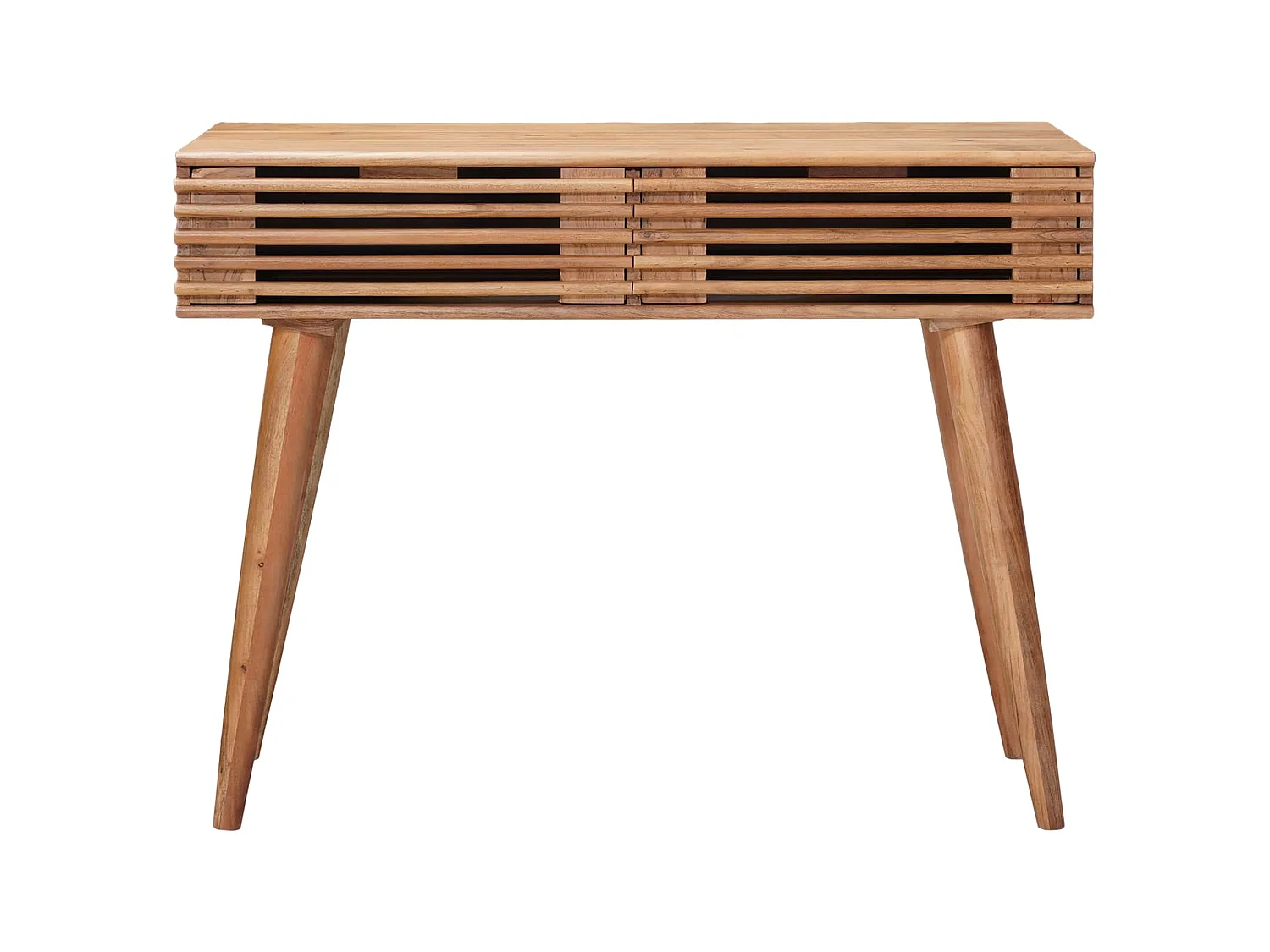 Escritorio Hecho a Mano Madera Teak Marrón 100 x 48 x 76 cm