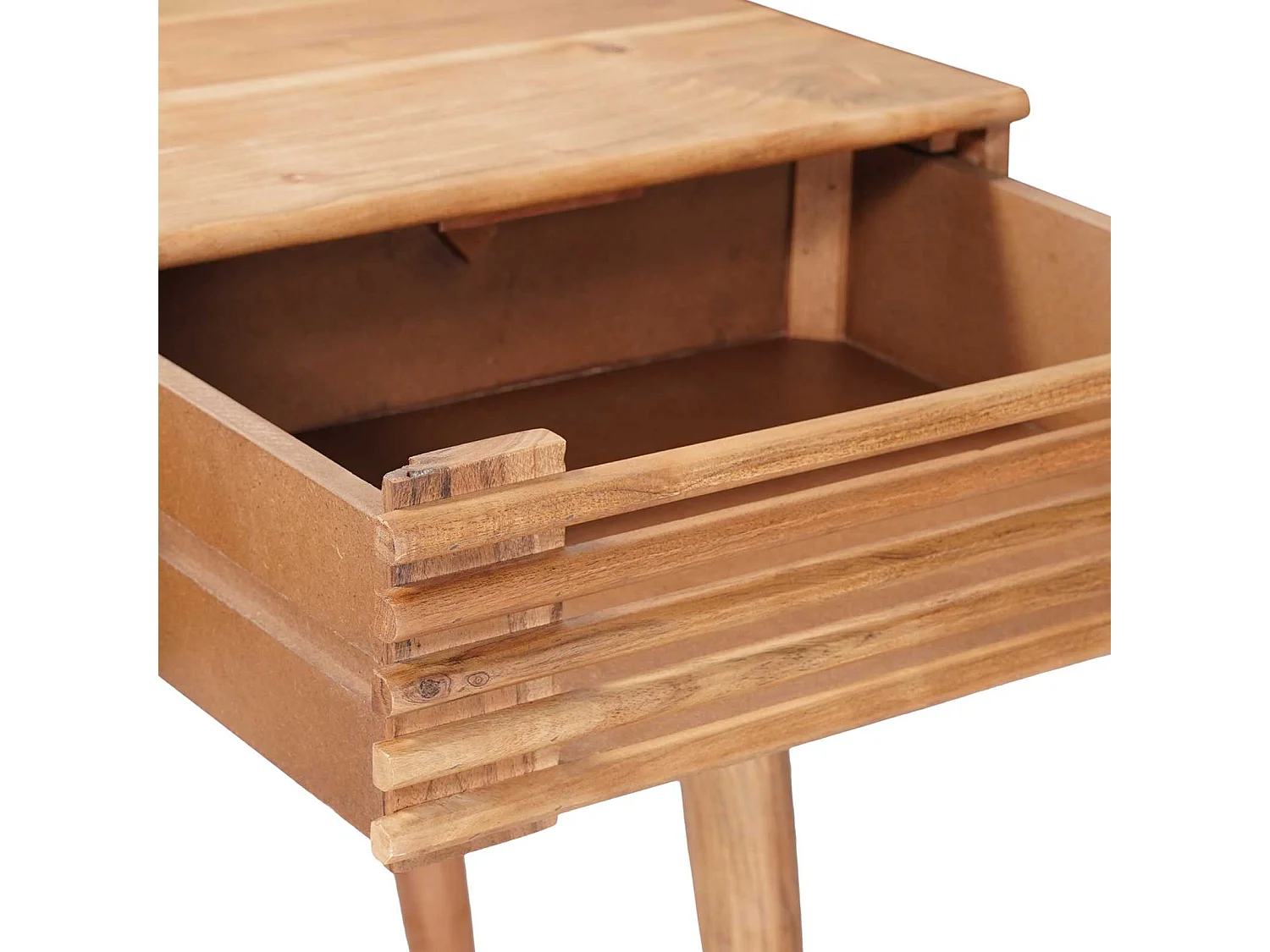 Escritorio Hecho a Mano Madera Teak Marrón 100 x 48 x 76 cm