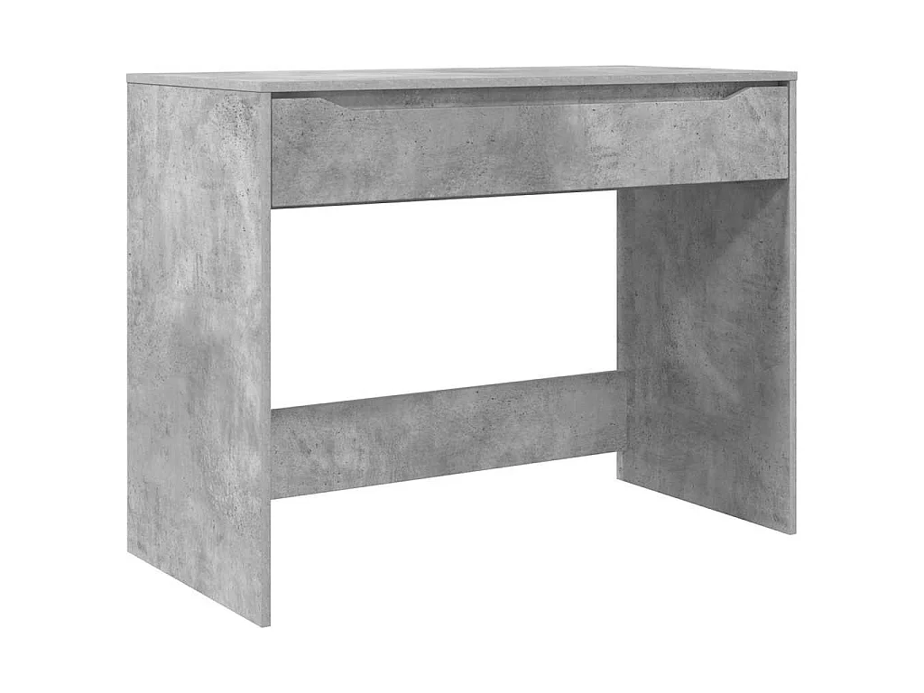 Escritorio Gris Concreto 100 x 50 x 78 cm Madera contrachapada