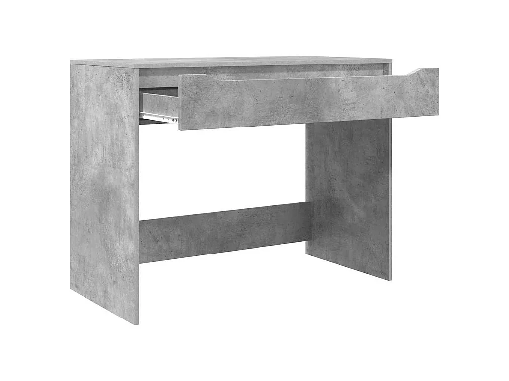 Escritorio Gris Concreto 100 x 50 x 78 cm Madera contrachapada
