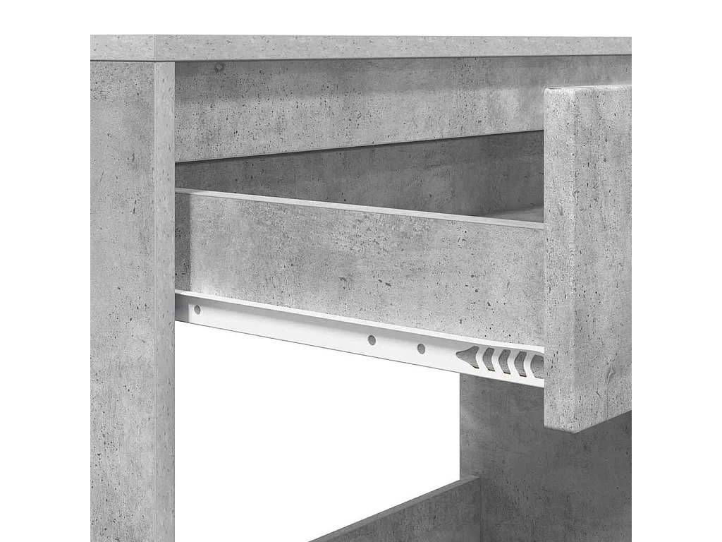 Escritorio Gris Concreto 100 x 50 x 78 cm Madera contrachapada