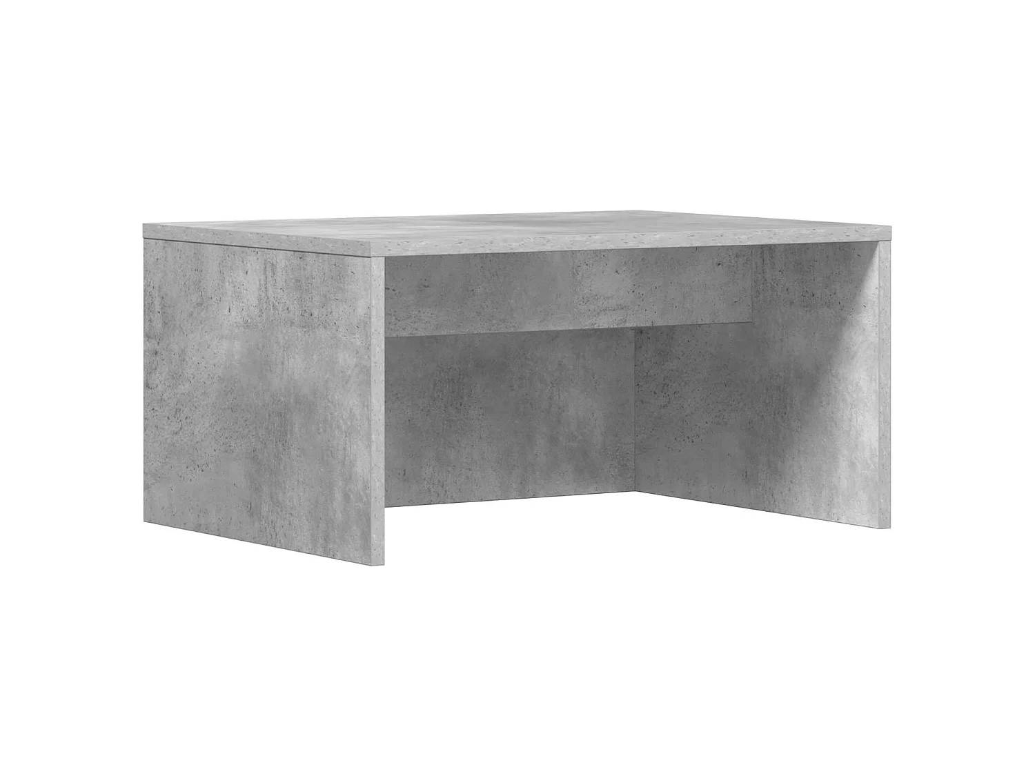 Escritorio Montado en la Pared Gris Concreto 60 x 45 x 30 cm