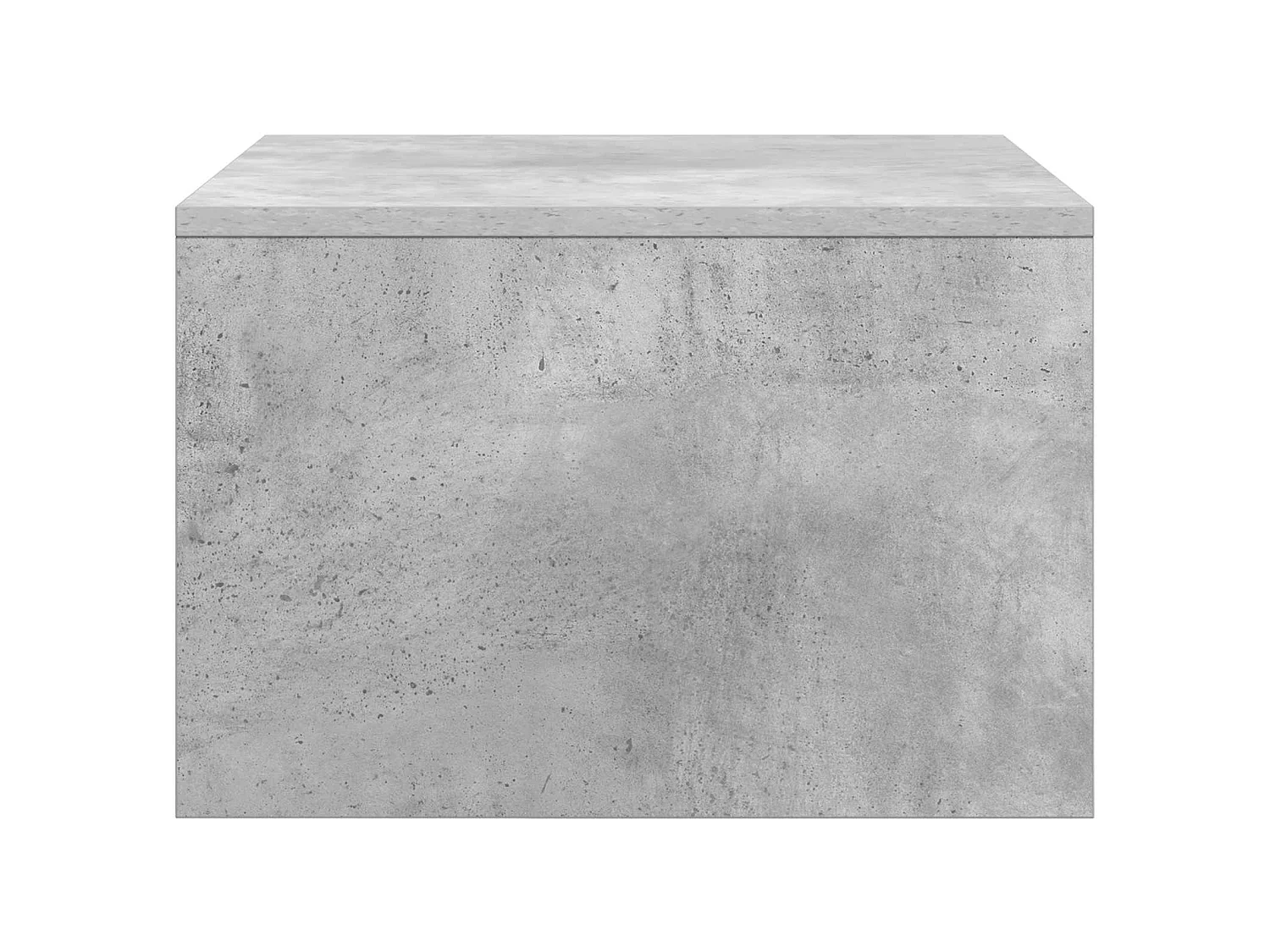 Escritorio Montado en la Pared Gris Concreto 60 x 45 x 30 cm
