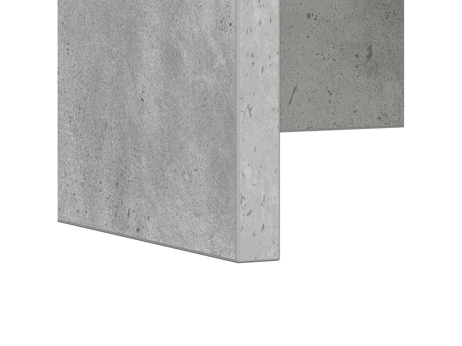 Escritorio Montado en la Pared Gris Concreto 60 x 45 x 30 cm