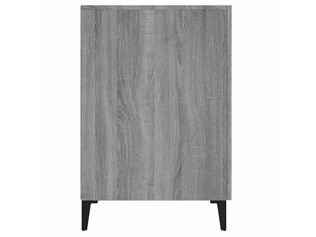 Escritorio de madera contrachapada gris Sonoma 140x50x75 cm