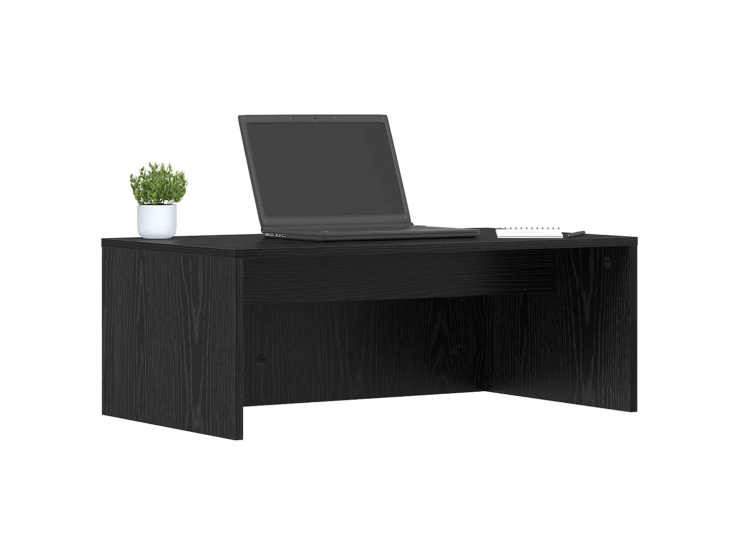 Bureau mural Chêne noir 80 x 45 x 30 cm Bois d'ingénierie
