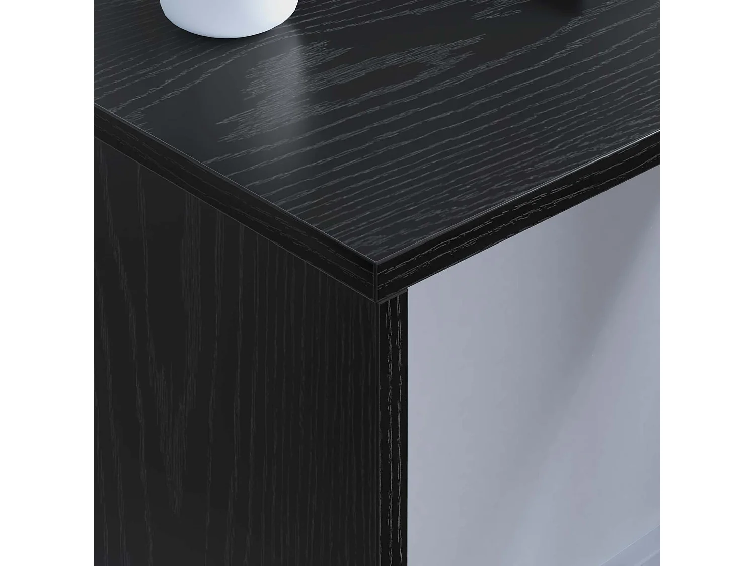 Bureau mural Chêne noir 80 x 45 x 30 cm Bois d'ingénierie