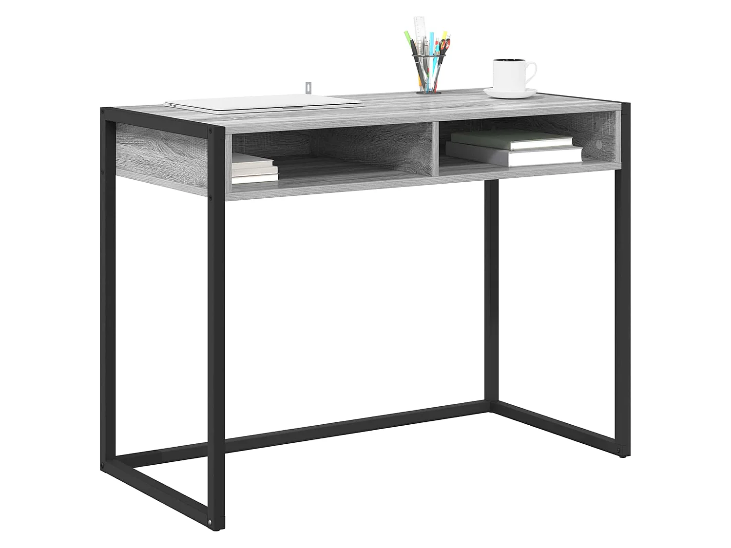 Escritorio Gris Sonoma 100 x 50 x 75 cm Madera contrachapada