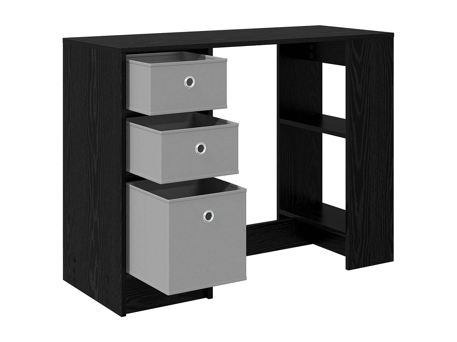 Bureau Chêne noir 100 x 40 x 75 cm Bois d'ingénierie
