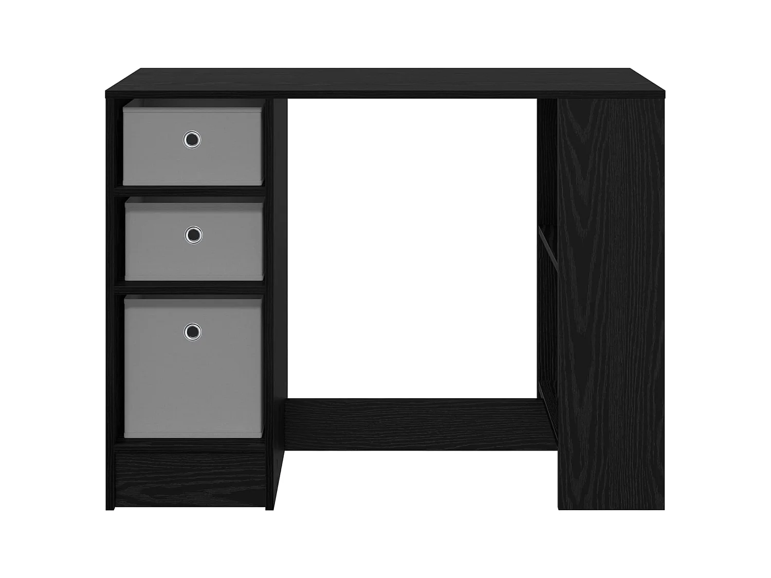 Bureau Chêne noir 100 x 40 x 75 cm Bois d'ingénierie