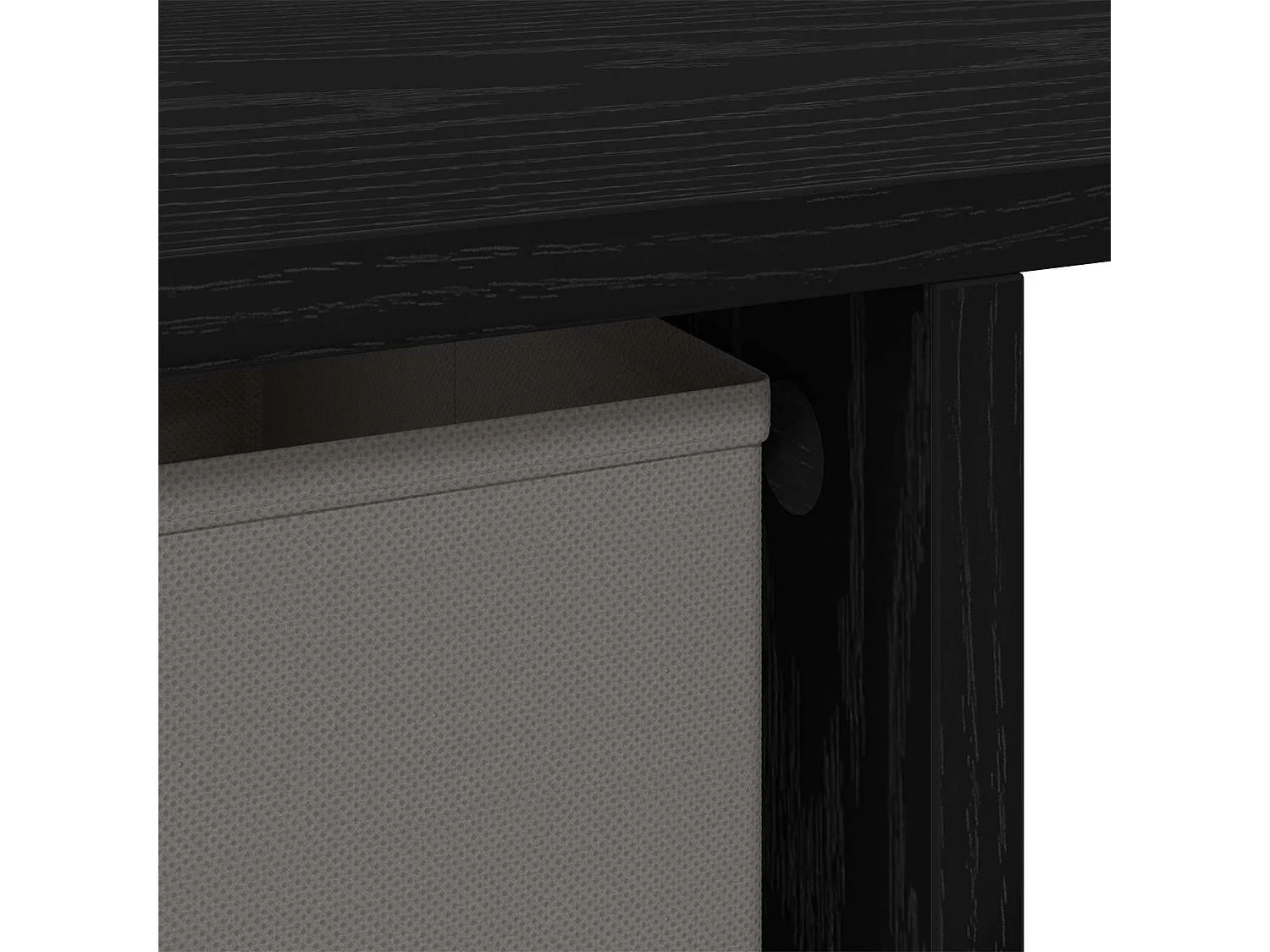 Bureau Chêne noir 100 x 40 x 75 cm Bois d'ingénierie