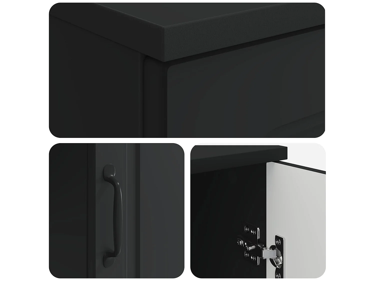 Bureau avec étagère Noir 142,5 x 50 x 75 cm Bois d'ingénierie