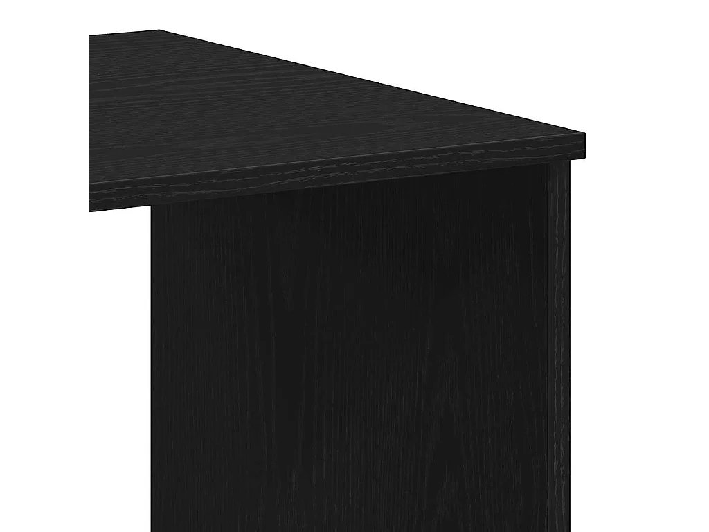 Bureau avec tiroirs en chêne noir 102 x 50 x 76 cm bois d'ingénierie