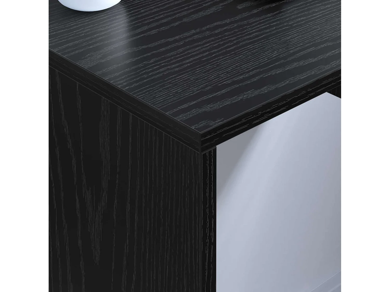 Bureau mural Chêne noir 60 x 45 x 30 cm Bois d'ingénierie