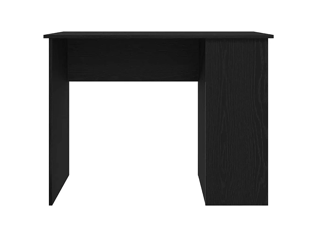 Bureau en chêne noir 100x55x75 cm bois d'ingénierie