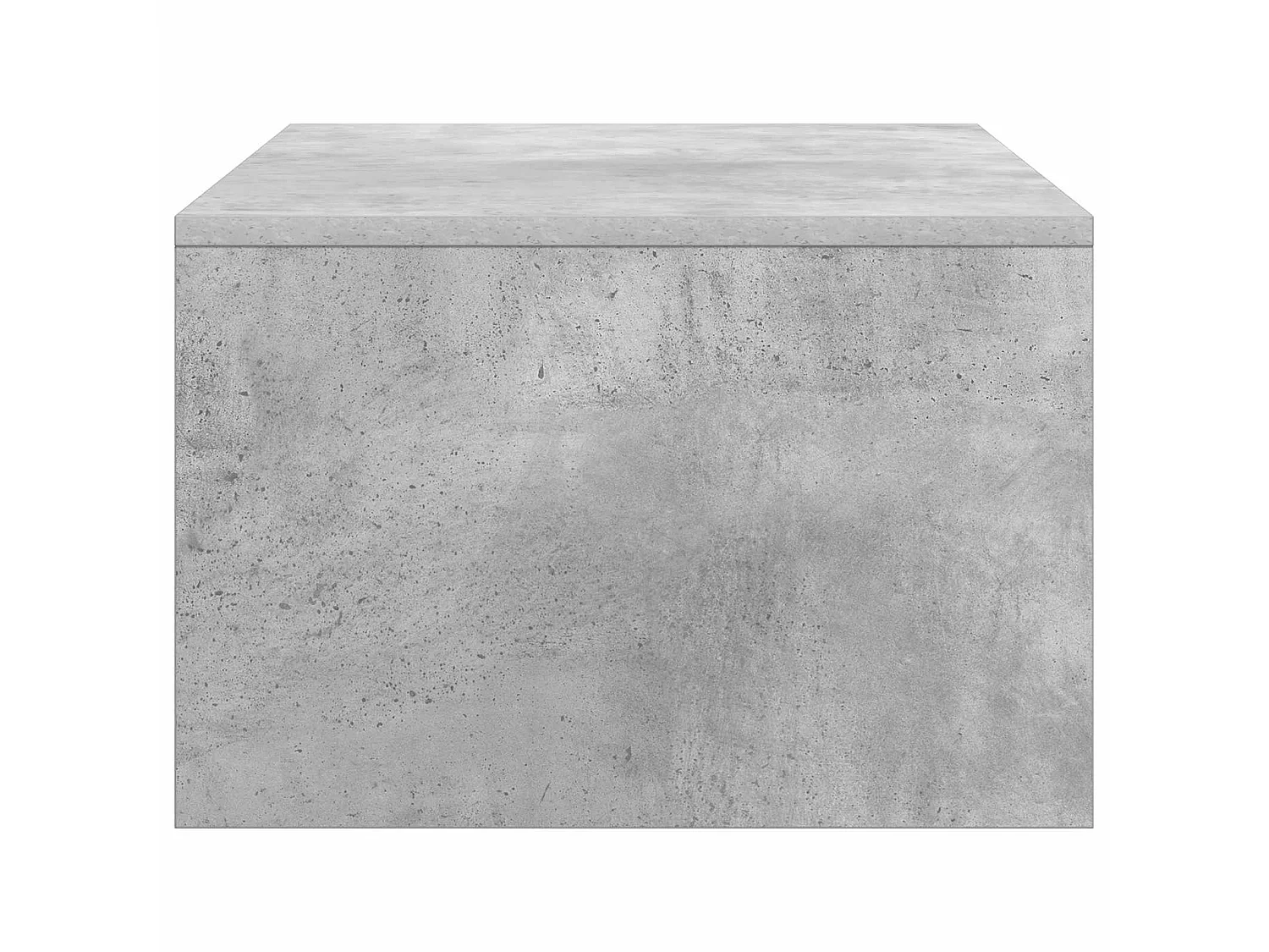Escritorio Montado en la Pared Gris Concreto 80 x 45 x 30 cm