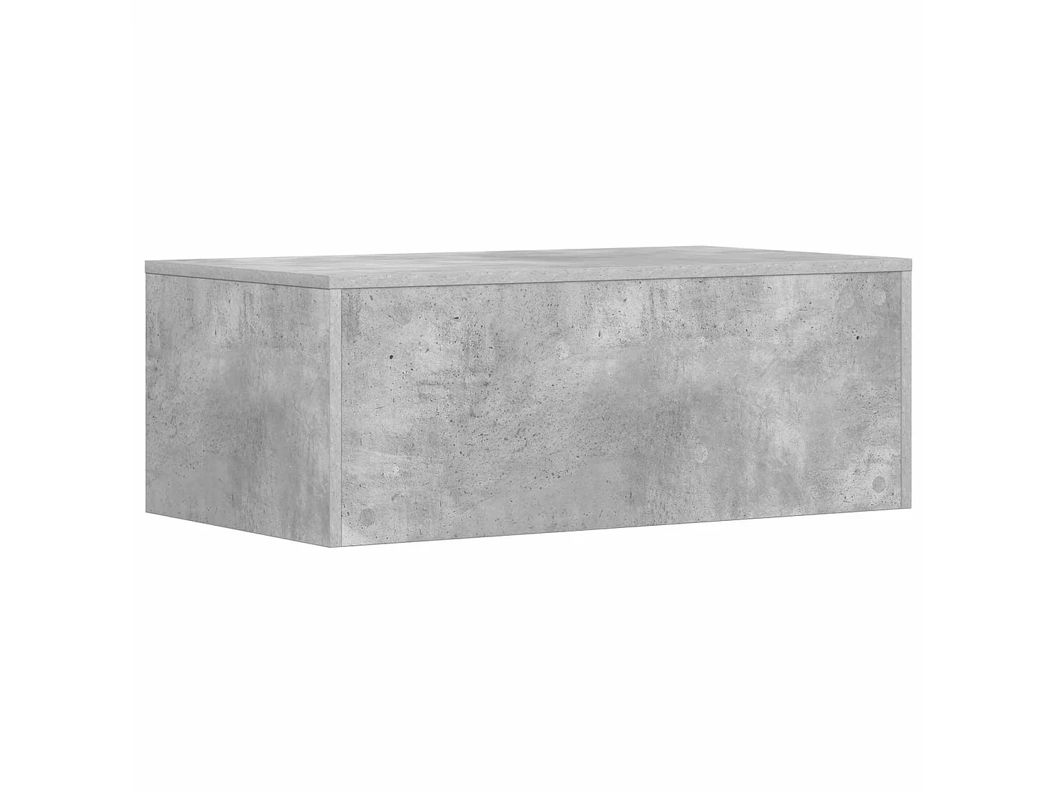 Escritorio Montado en la Pared Gris Concreto 80 x 45 x 30 cm