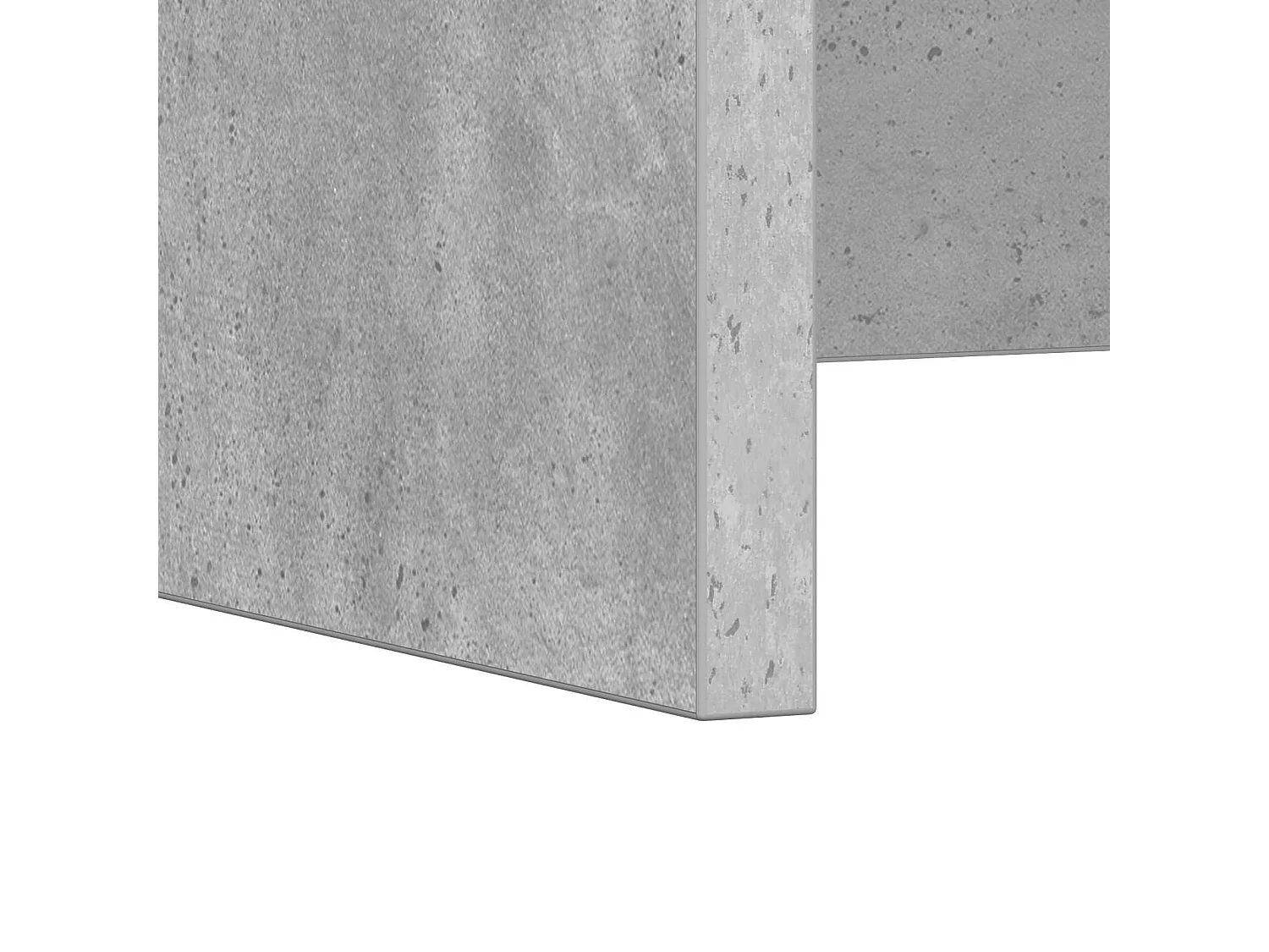 Escritorio Montado en la Pared Gris Concreto 80 x 45 x 30 cm