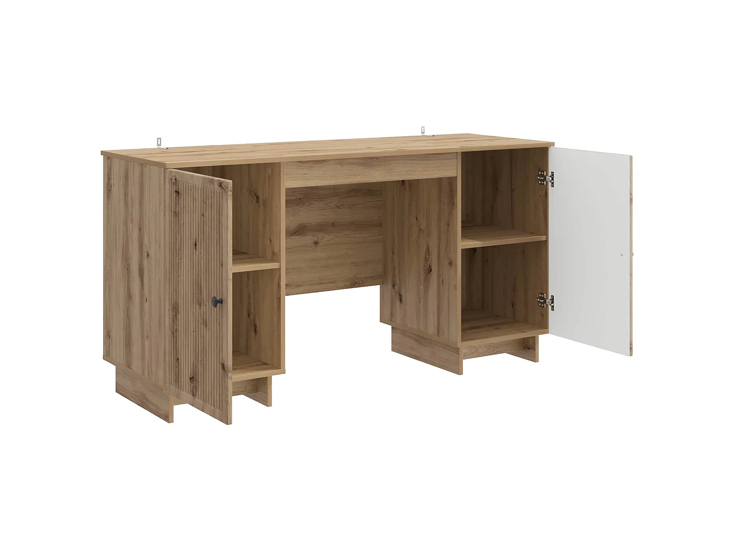 Bureau Chêne artisanal Bois d'ingénierie 142,5 x 50 x 75 cm