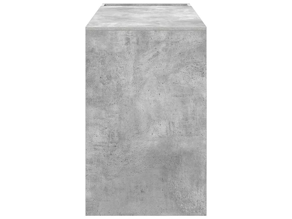 Escritorio Gris Concreto 109 x 50 x 78 cm Madera de ingeniería