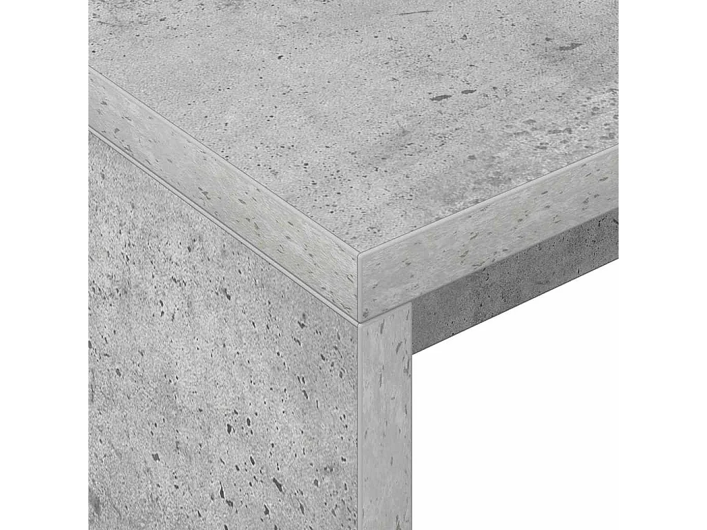 Escritorio Gris Concreto 109 x 50 x 78 cm Madera de ingeniería
