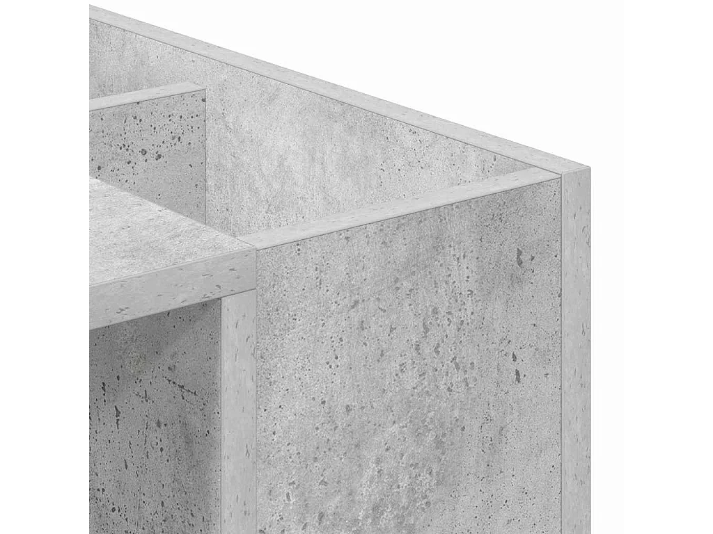 Escritorio Gris Concreto 109 x 50 x 78 cm Madera de ingeniería