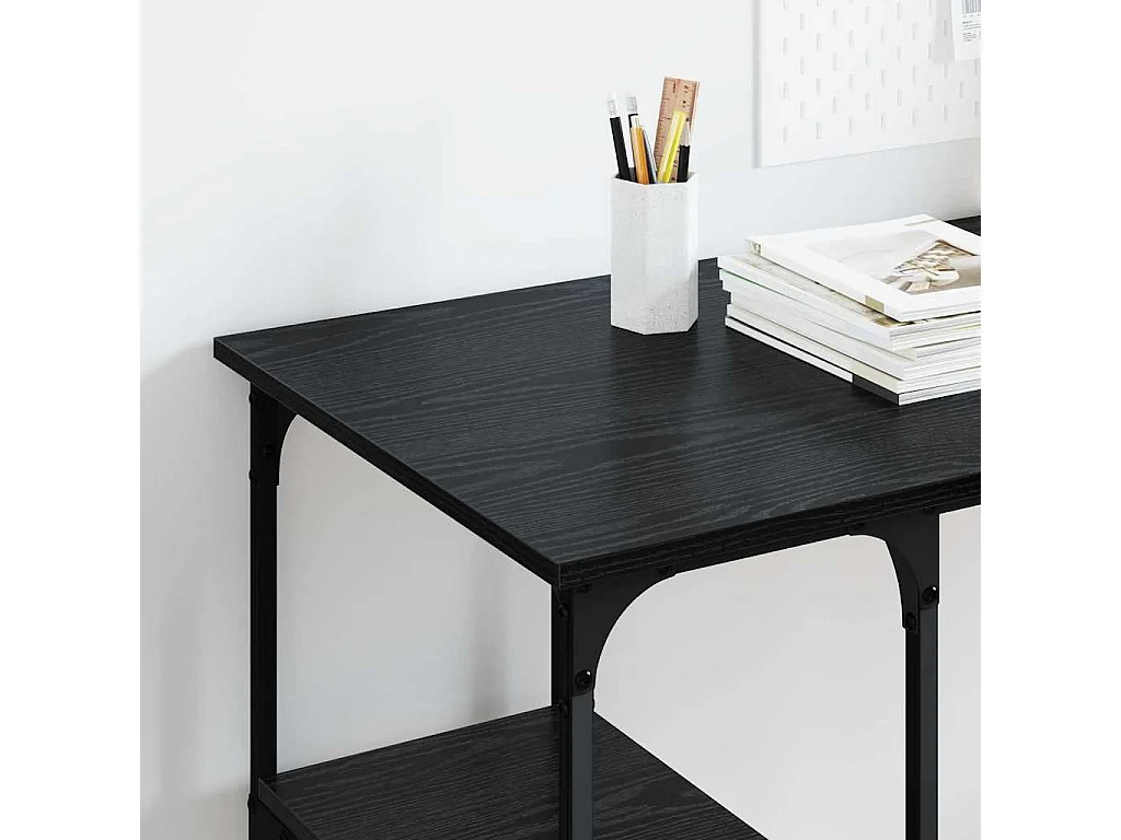 Bureau Chêne noir 140 x 50 x 75 cm Bois d'ingénierie