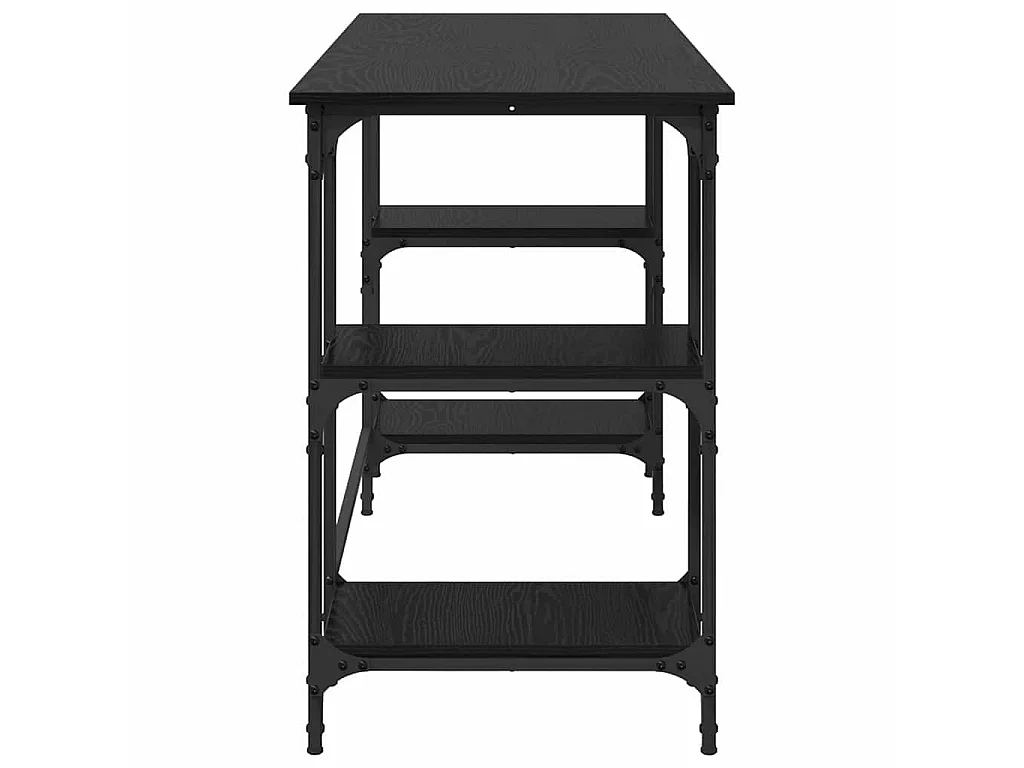 Bureau Chêne noir 140 x 50 x 75 cm Bois d'ingénierie
