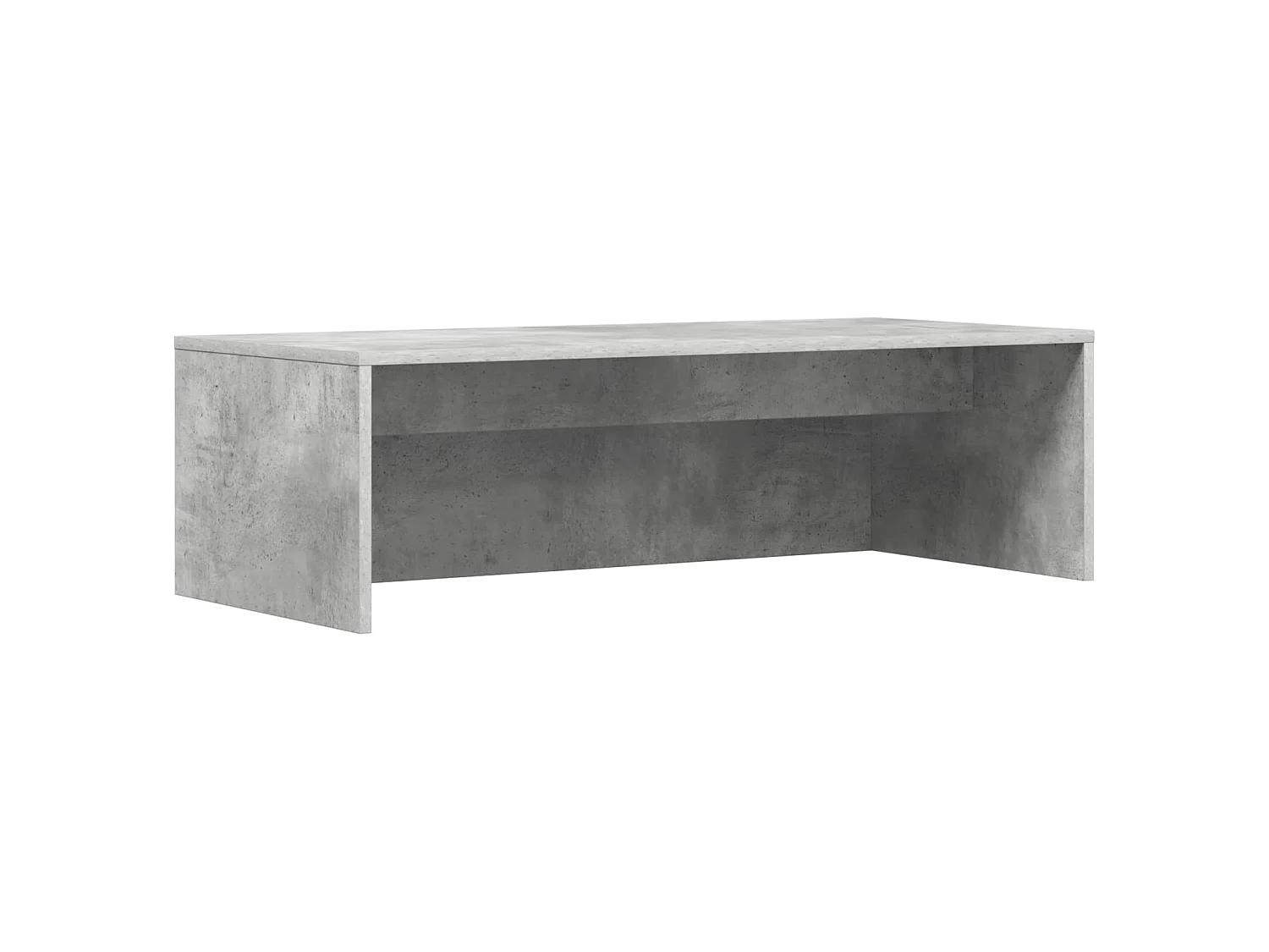 Escritorio Montado en la Pared Gris Concreto 100 x 45 x 30 cm