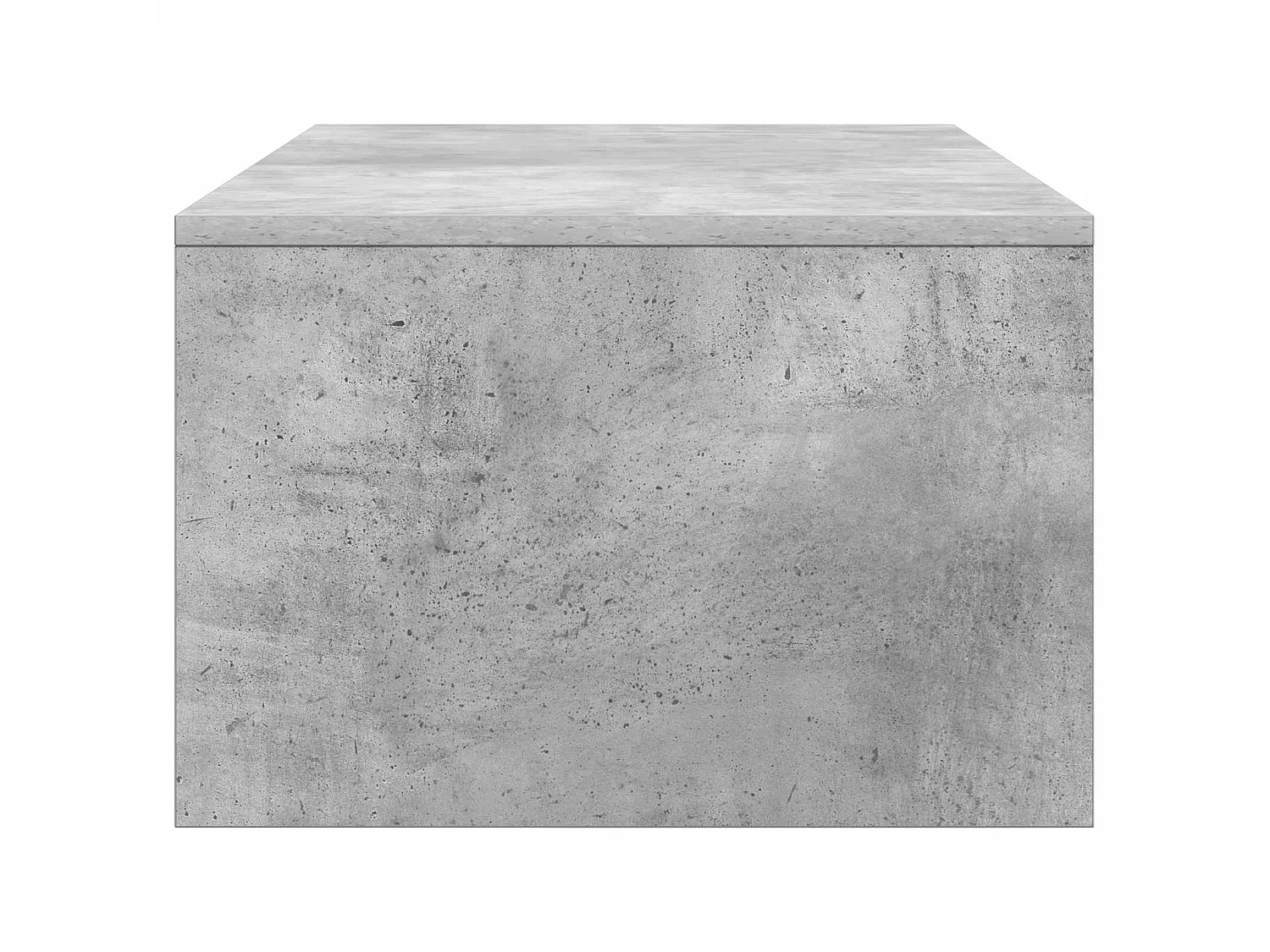 Escritorio Montado en la Pared Gris Concreto 100 x 45 x 30 cm