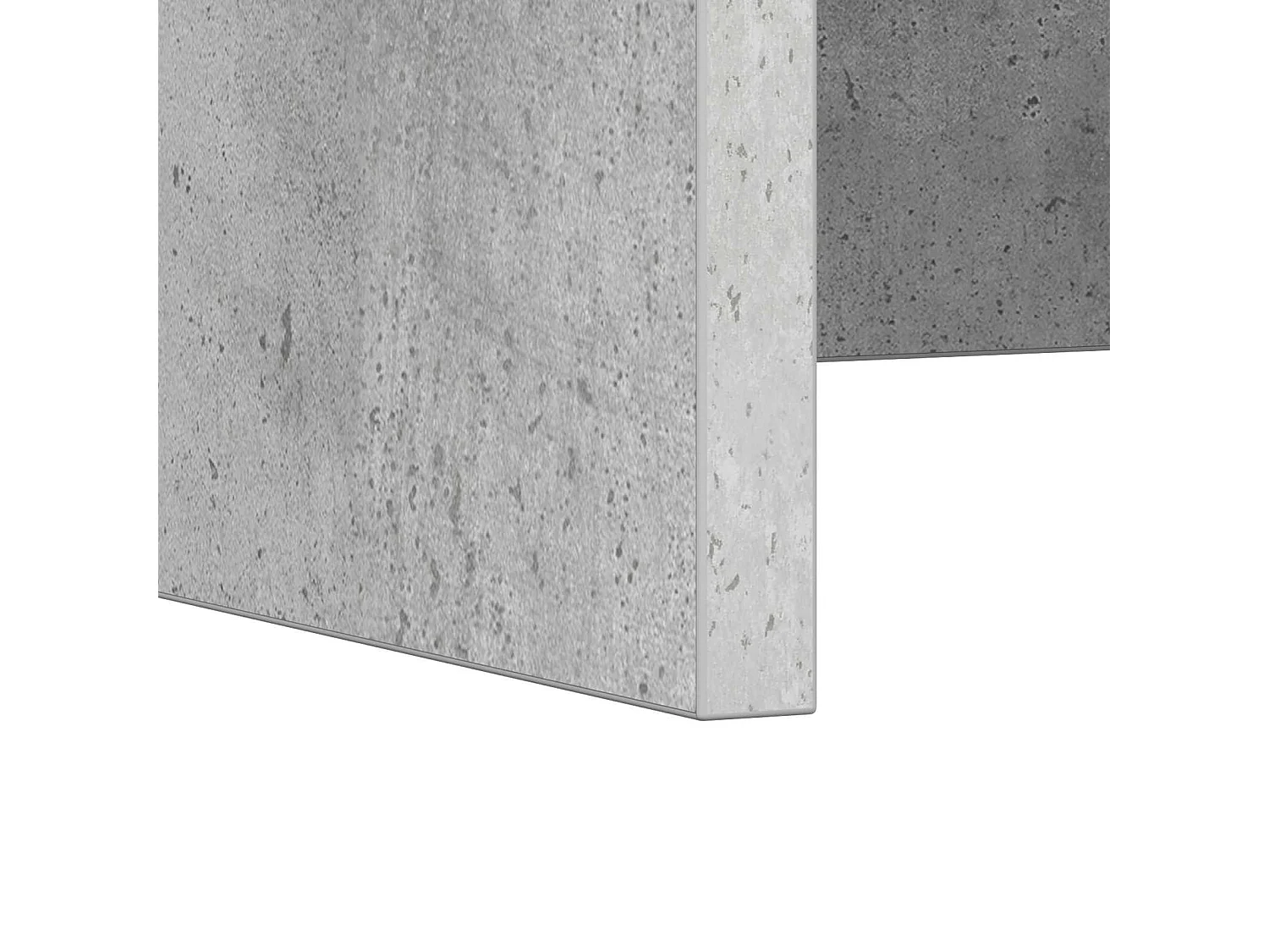 Escritorio Montado en la Pared Gris Concreto 100 x 45 x 30 cm