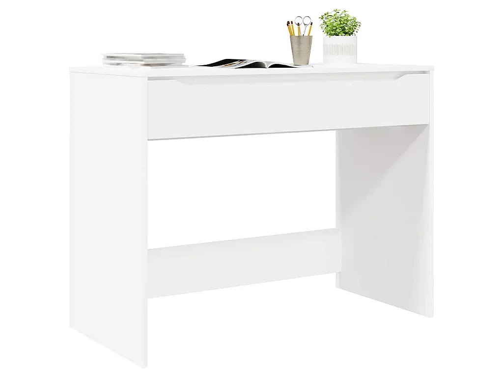 Escritorio con cajón 100 x 50 x 78 cm Madera contrachapada