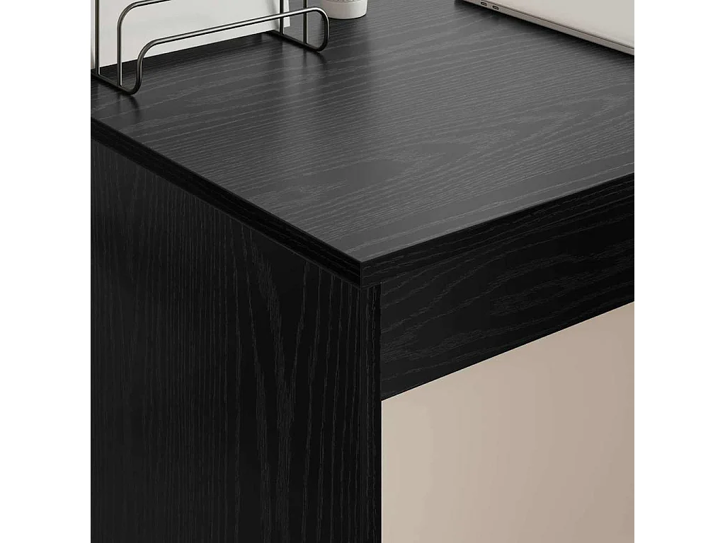 Bureau Chêne noir 109 x 50 x 78 cm Bois d'ingénierie