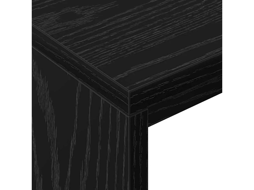 Bureau Chêne noir 109 x 50 x 78 cm Bois d'ingénierie
