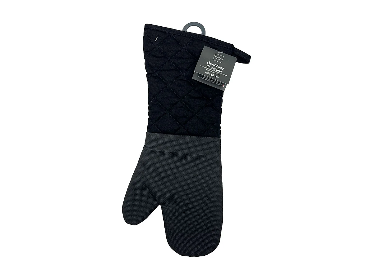 Gant de Cuisine Long "Cuistot" 40cm Noir