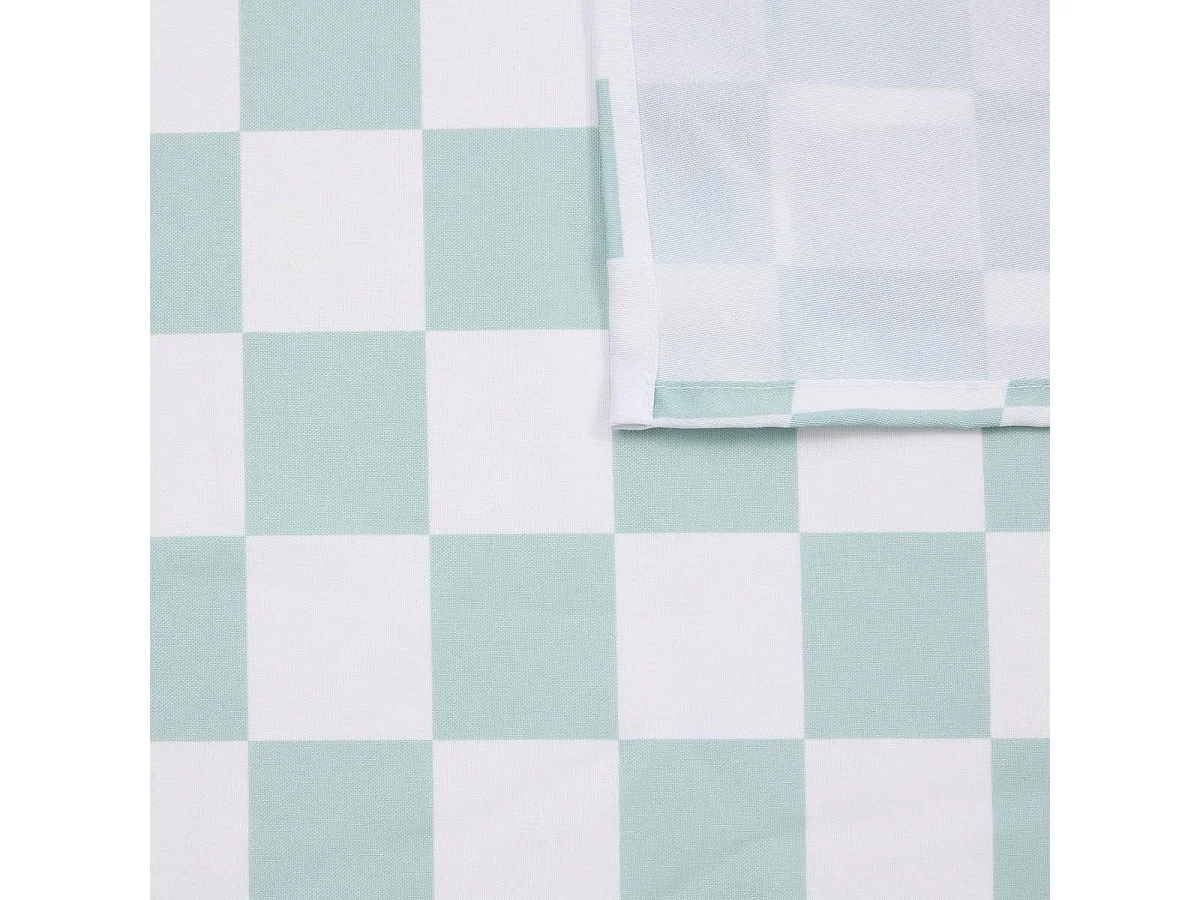 Nappe Antitache Imprimé "Della Pasta" 150x300cm Vert Céladon
