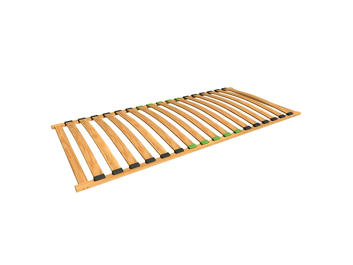 Seng 90x200 inkl. sengebund – Ezra i træ og sort