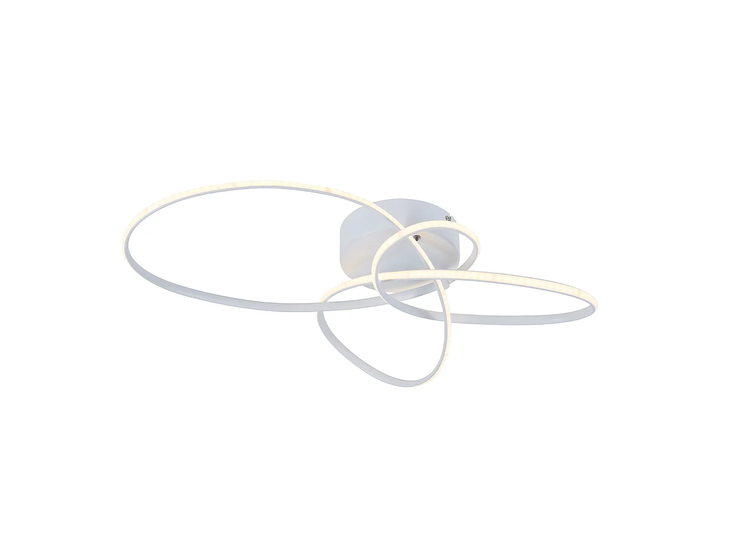 ZMH Plafonnier LED moderne 30W blanc intensité variable télécommande incluse convient pour la chambre salon cuisine et chambre d'enfant