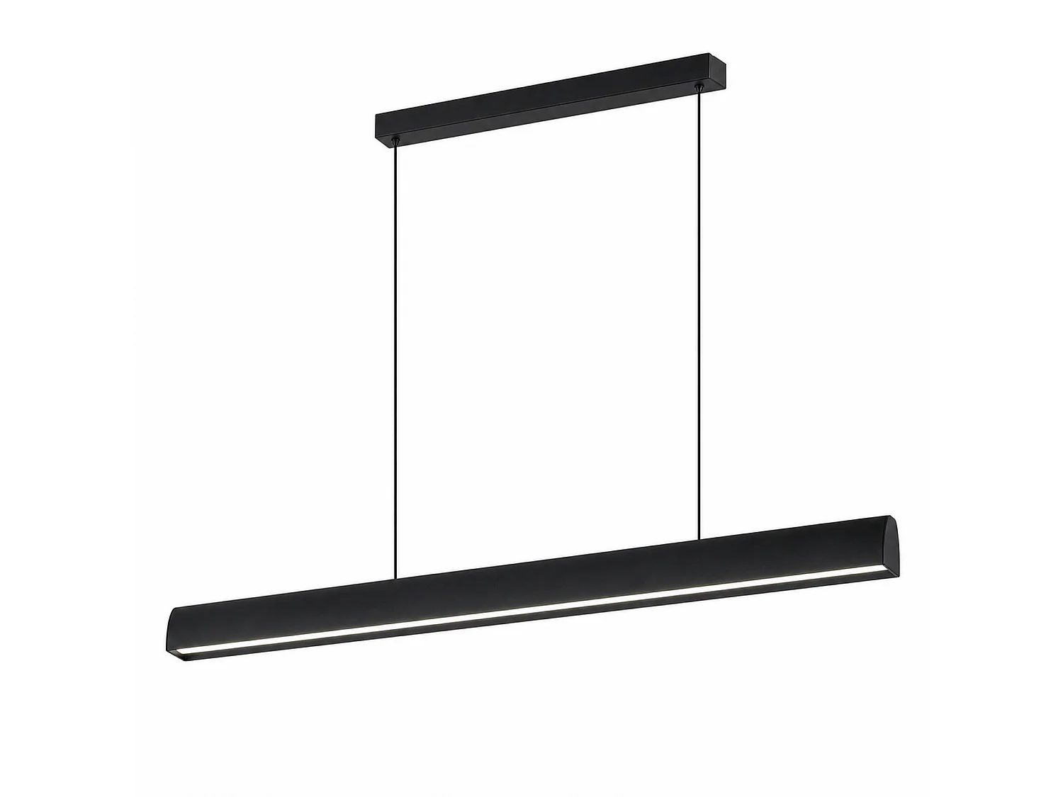 ZMH Suspension LED noir 34W à intensité variable avec télécommande convient pour la cuisine la salle à manger et le bureau