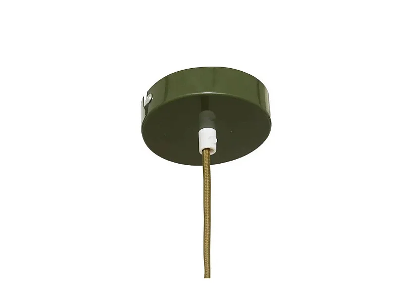 Suspension Lito D22 cm métal kaki Atmosphera