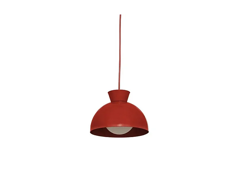 Suspension Lito D22 cm métal terracotta Atmosphera