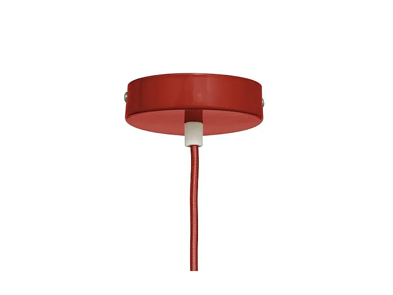 Suspension Lito D22 cm métal terracotta Atmosphera