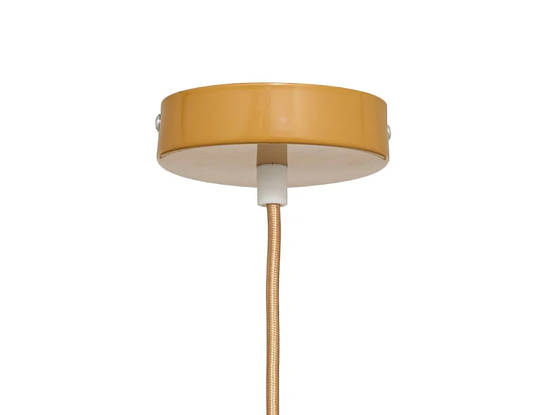 Suspension Lito D22 cm métal ocre Atmosphera